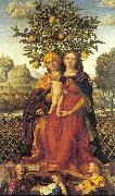 Libri, Girolamo dai The Virgin and Child with Saint Anne oil painting
